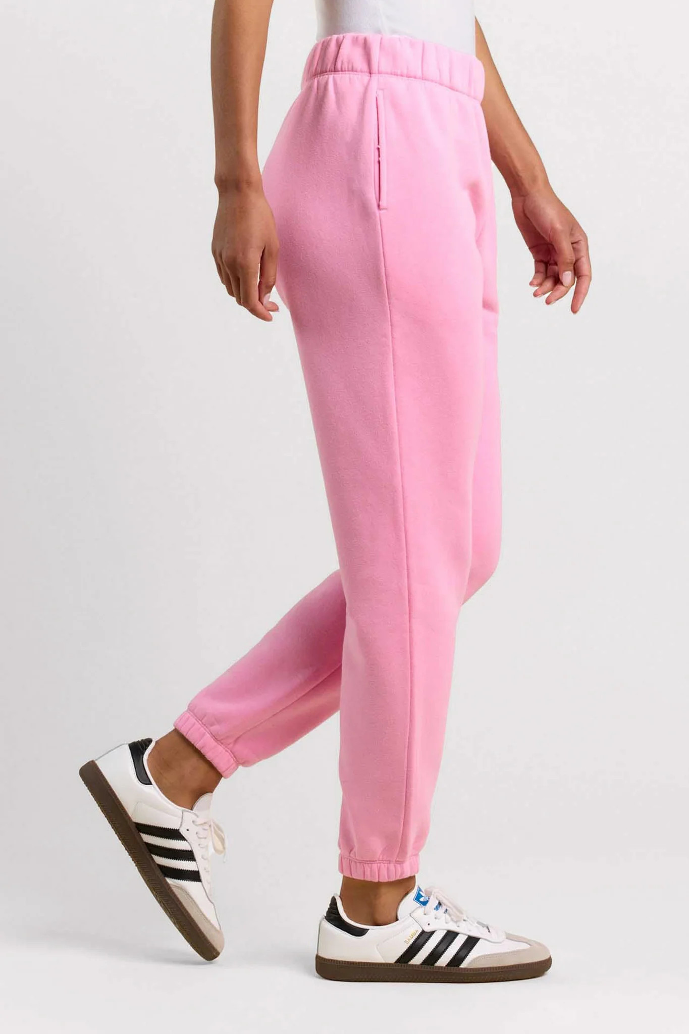 Vintage Fleece Jogger | Bubblegum Pink | nuuds