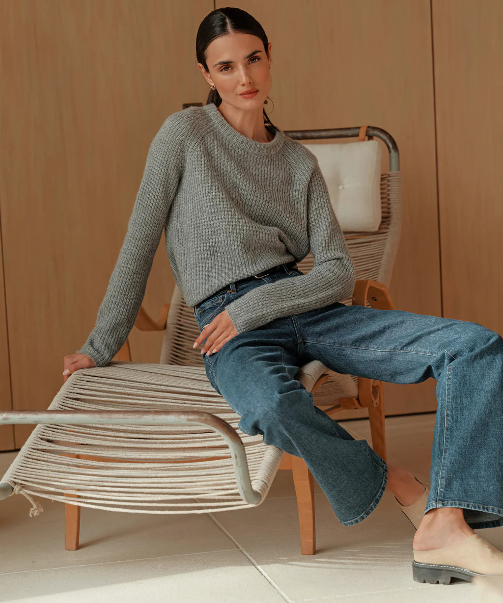 Cashmere Fisherman Sweater | Jenni Kayne