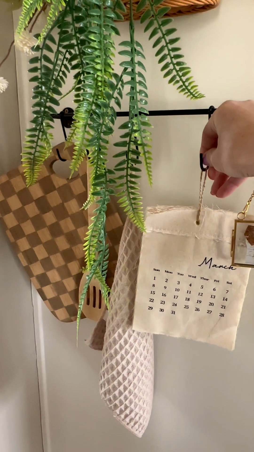 Turning the page on our fabric calendar and just like that… a new month is here 🌿

There’s something about flipping that soft linen over that feels like a fresh start. Longer days, lighter mornings, and the quiet reminder that spring is on the way.

New month. New rhythms. Same cozy home — just blooming a little brighter. 🌸✨

Tap to shop this fabric calendar and start your own monthly reset — and don’t forget to follow along for more cozy, seasonal home inspiration 🤍

#springrefresh #seasonaldecor #cozyhome #homedecorideas #neutralhome 

#LTKHome #LTKdayinmylife #LTKmorningroutine