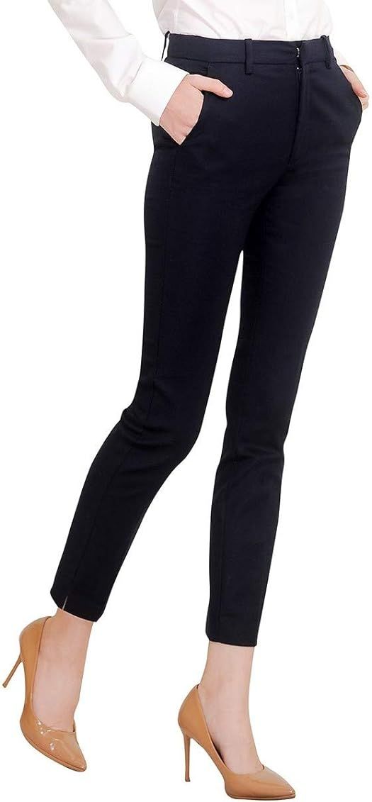 Marycrafts Women's Work Ankle Dress Pants Trousers Slacks | Amazon (US)