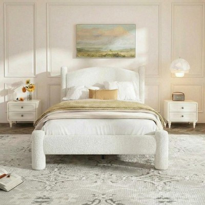Twin Size Boucle Bed Frame | Target