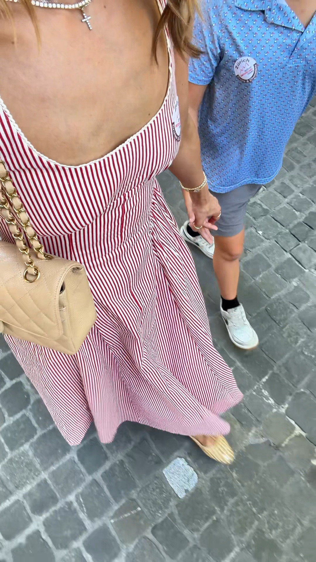 My Switzerland outfit of the day! Linen midi dress in XXS petite with adjustable straps and padding in the bust (no bra needed). Europe outfit. Summer outfit. Summer dress. Vacation outfit. Vacation dress. Resort outfit. Europe outfit. Woven ballet flats are TTS.

#LTKootd #LTKTravel #LTKPetite