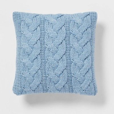 Chunky Cable Knit Throw Pillow - Threshold™ | Target