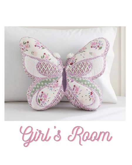 Girls bedroom, toddler room, nursery, butterfly decor, cute throw pillows, pottery barn kids

#LTKbaby #LTKkids #LTKhome