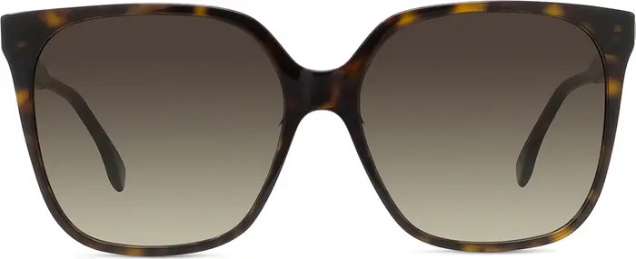 'Fendi Fine 59mm Geometric Sunglasses | Nordstrom