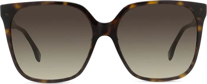 'Fendi Fine 59mm Geometric Sunglasses | Nordstrom