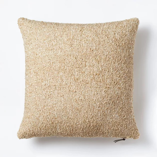 Textured Boucle Throw Pillow with Exposed Zipper - Threshold™ designed with Studio McGee | Target