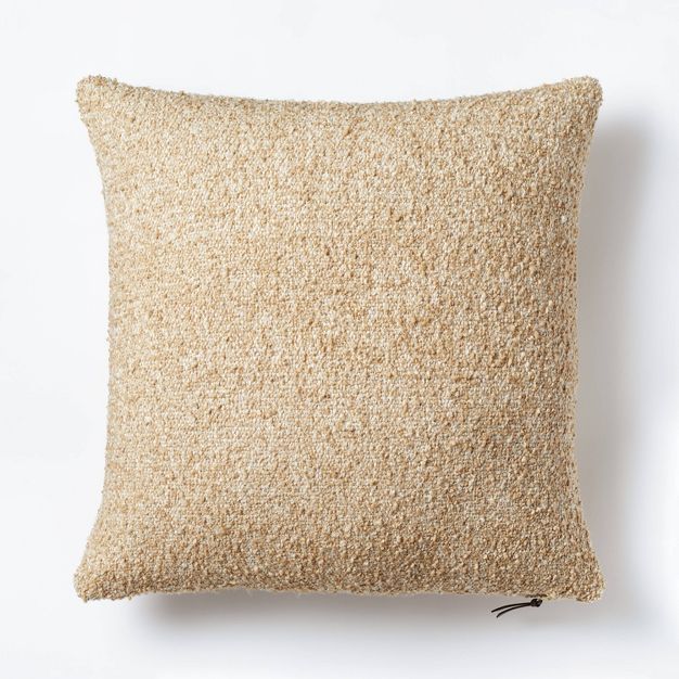 Textured Boucle Throw Pillow with Exposed Zipper - Threshold™ designed with Studio McGee | Target