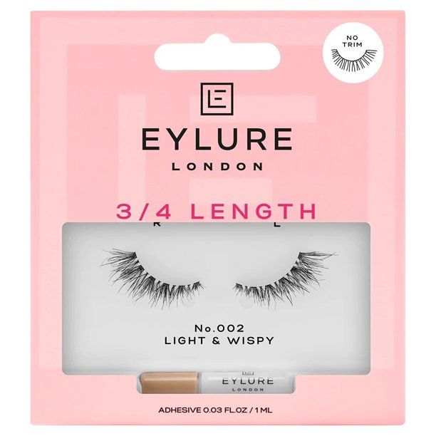 Eylure - 3/4 Length Light and Whispy Lash 002 - Walmart.com | Walmart (US)