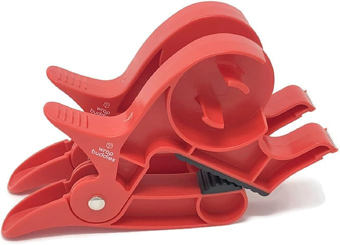 Wrap Buddies Wrapping Paper Clamps - 2 Gift Wrapping Paper Holder Clamps with Integrated Tape Dis... | Amazon (US)