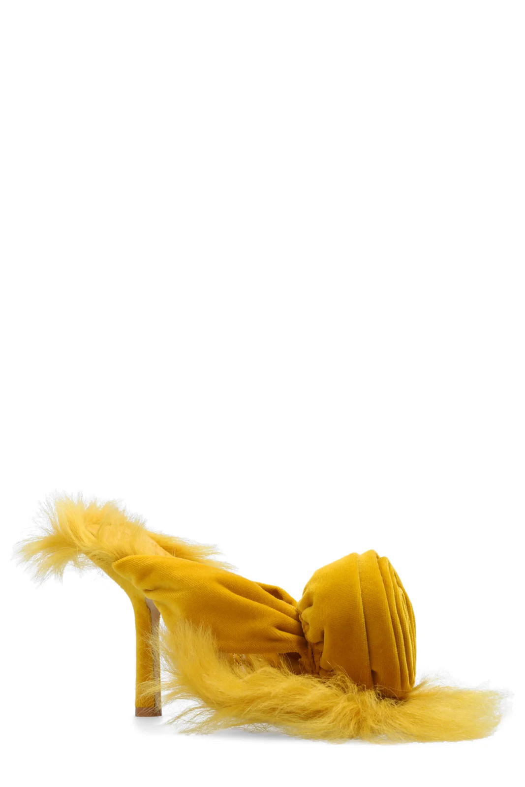 Burberry Rose Shearling Velvet Slip-On Sandals | Cettire Global