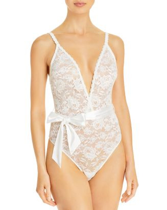 Never Say Never Plunging Teddy Bodysuit | Bloomingdale's (US)