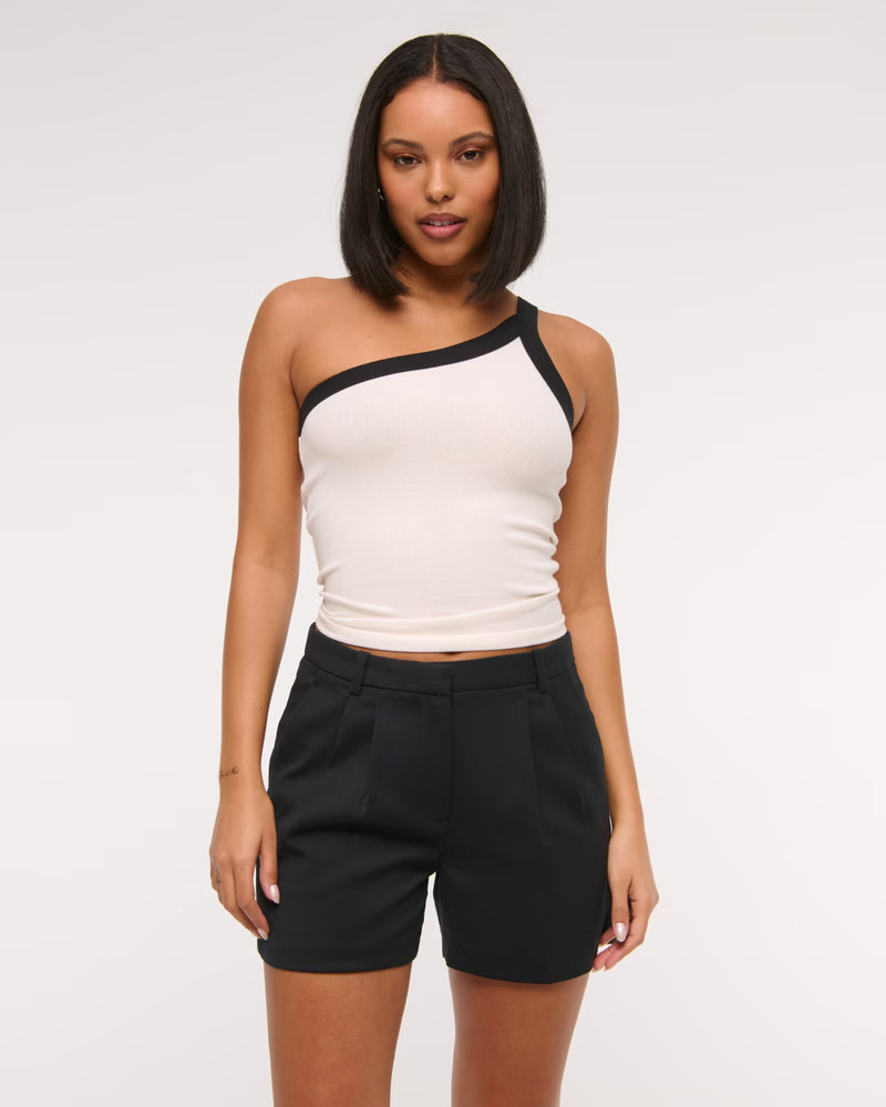 Women's A&F Sloane Low Rise Tailored Short | Women's Bottoms | Abercrombie.com | Abercrombie & Fitch (US)
