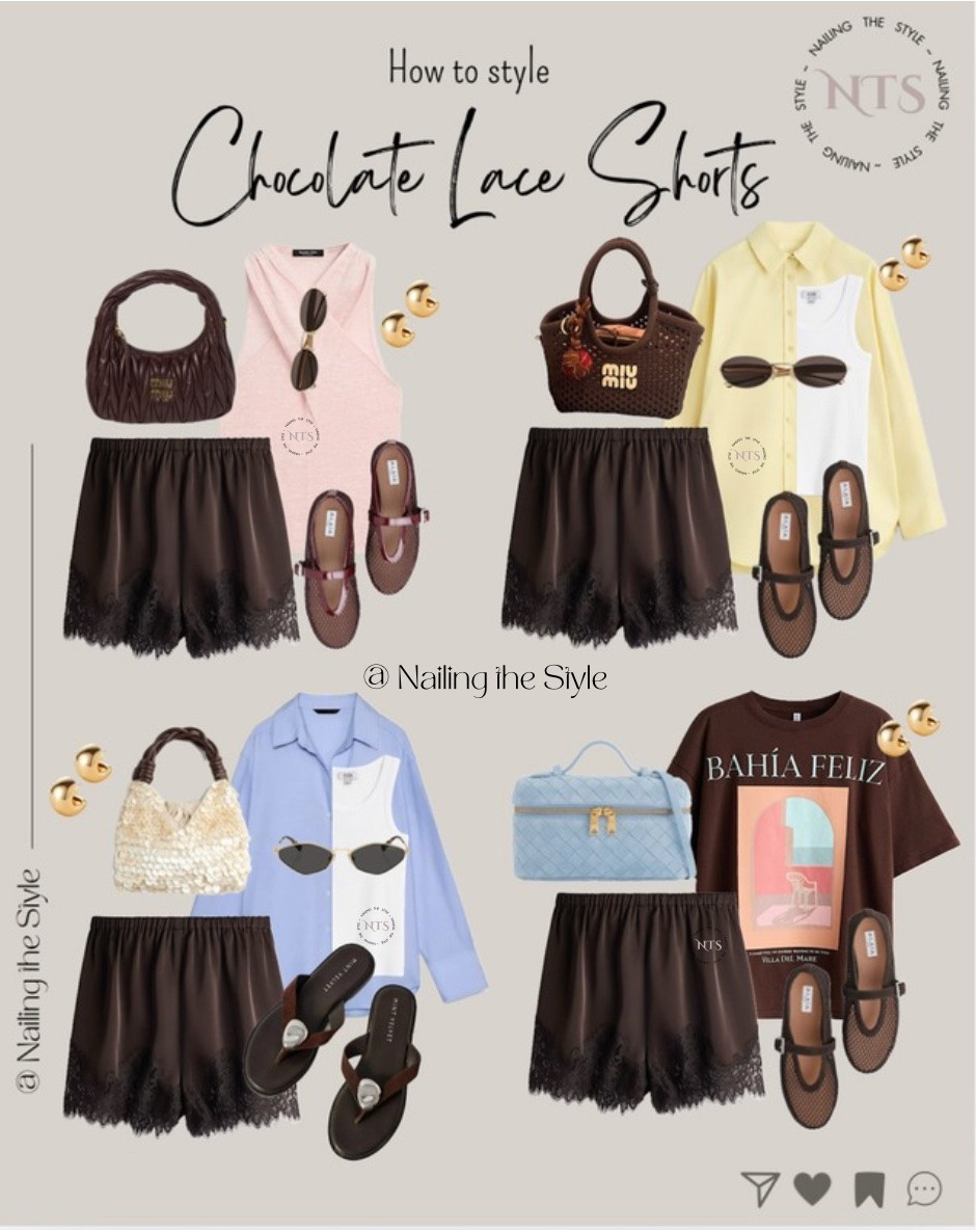 ✨How to Style: Chocolate Brown Lace trimmed shorts✨

#LTKspring #LTKsummer #LTKstyletip