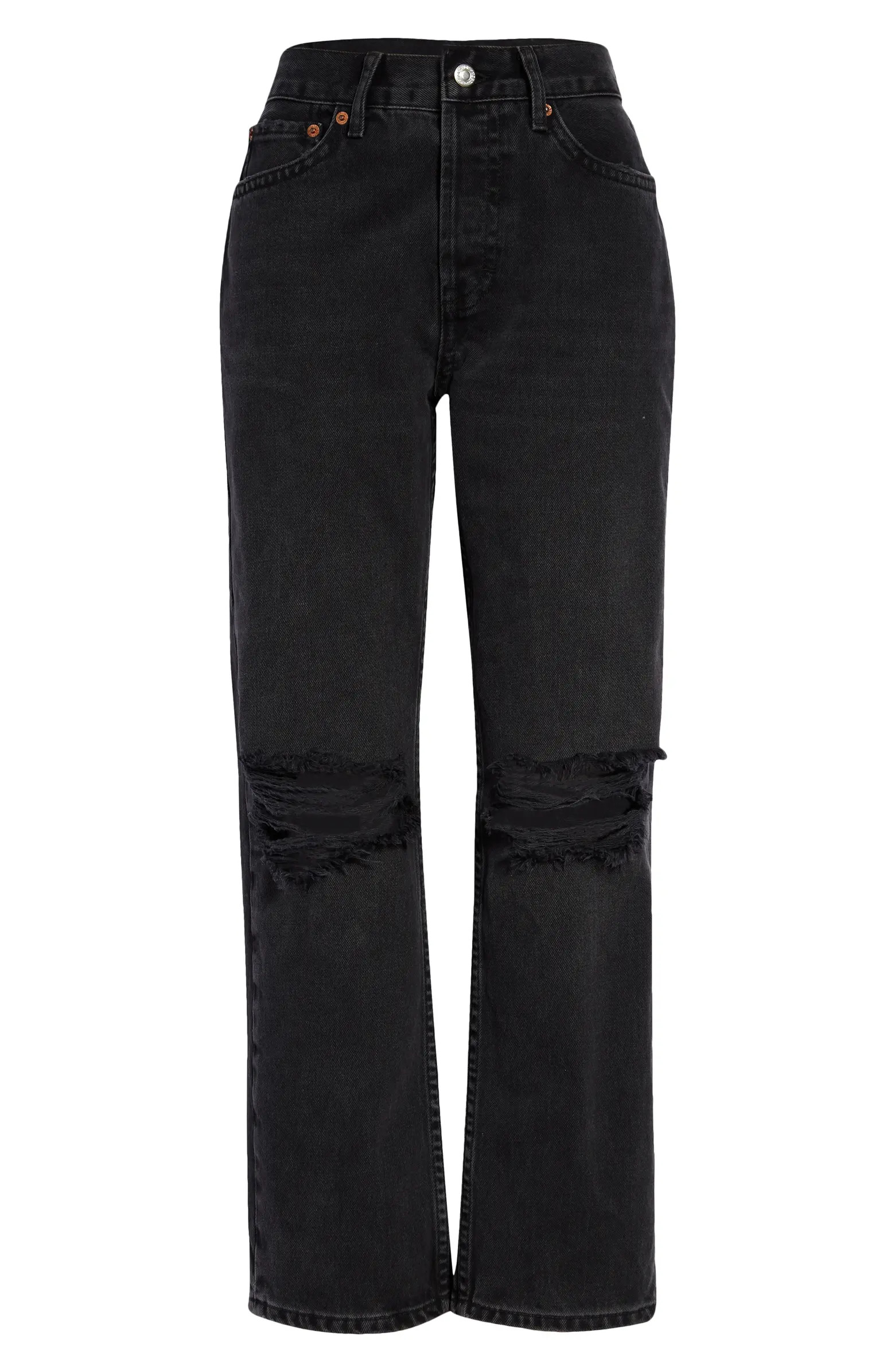 Topshop Ripped Dad Jeans | Nordstrom | Nordstrom