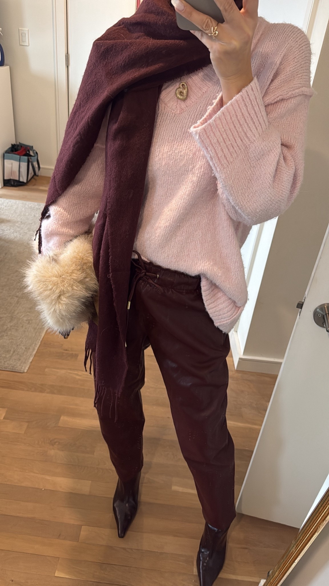 Blush and burgundy 🤍

#LTKHoliday #LTKootd #LTKFindsUnder50