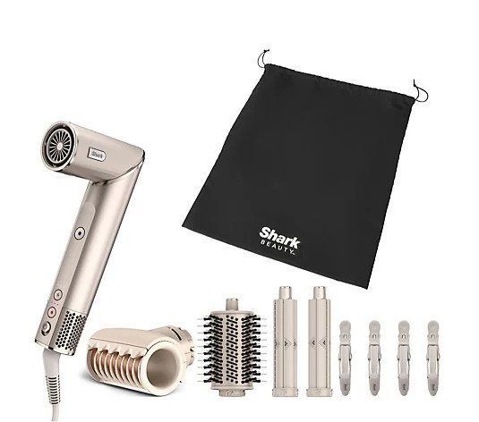 Outlet Shark FlexStyle 3-in-1 Air Styler & Hair Dryer - QVC UK | QVC UK
