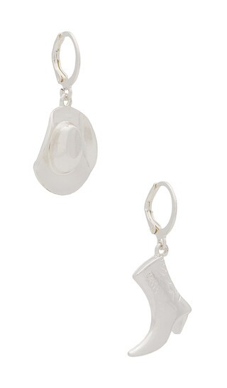 Faye Earrings in Silver | Revolve Clothing (Global)