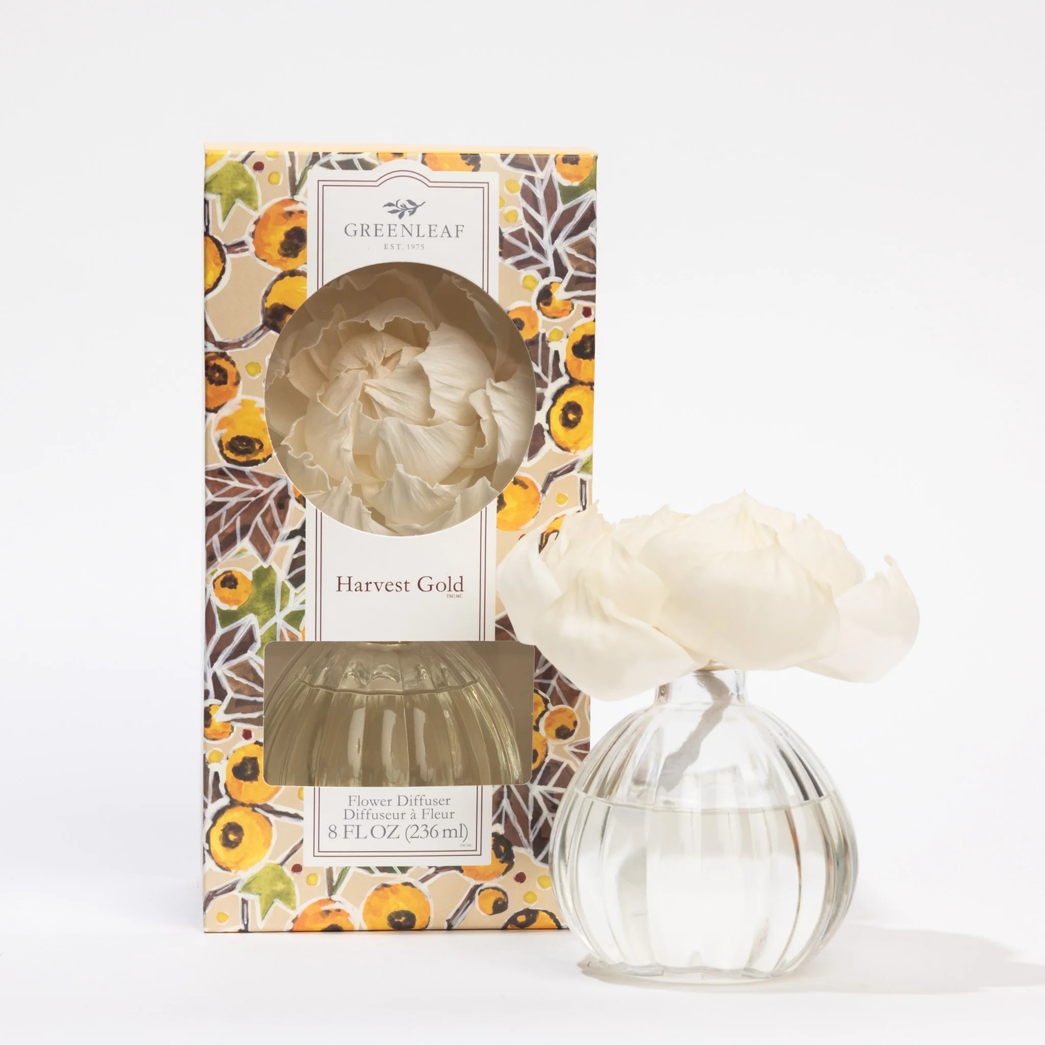 Harvest Gold Flower Diffuser | Greenleaf Gifts