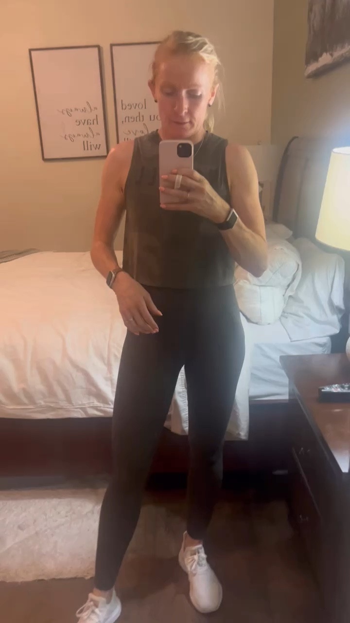 Khloe Kardashian collection from Fabletics 🤩, wow, they are so soft, supportive and one of the most comfiest leggings I own!! Highly recommend. #fabletics #leggings #seamlessleggings #workout #gym #fabletics #fitness #fitmom 

#LTKover40 #LTKActive #LTKfitness