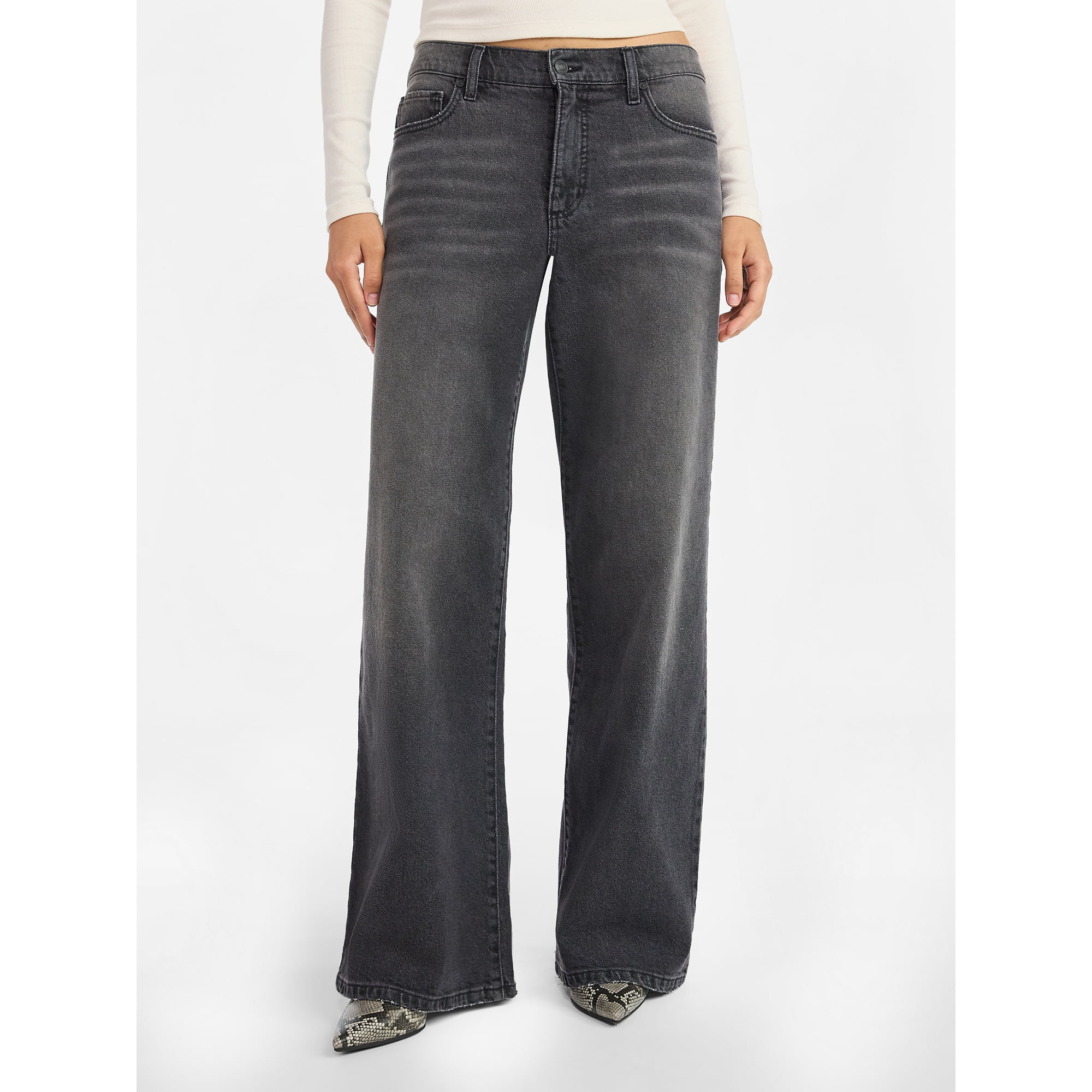 Scoop Women's Low Slung Jeans, Sizes 0-20 | Walmart (US)