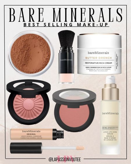 Elevate your beauty routine with Bare Minerals' best-selling makeup. These top products provide impeccable coverage and a radiant finish, using skin-loving ingredients for a natural look. Trust in the quality and innovation of Bare Minerals to enhance your natural beauty effortlessly!

#LTKFindsUnder100 #LTKSaleAlert #LTKBeauty