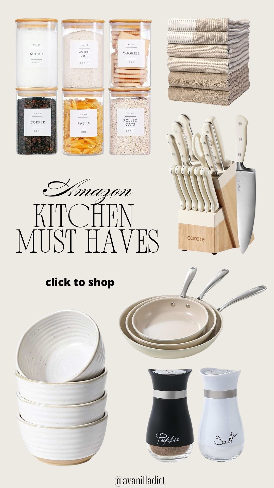 Amazon kitchen must-haves 🤍 everyday staples that make cooking, hosting, and staying organized so much easier. These are the kind of finds you’ll use on repeat and wonder how you lived without 🍽️✨

#amazonkitchen #amazonmusthaves #kitchenfavorites #kitchenfinds #amazonhome #homefinds #kitcheninspo #hostingessentials #homeessentials #organizedhome #amazonfavorites #ltkhome

#LTKHome