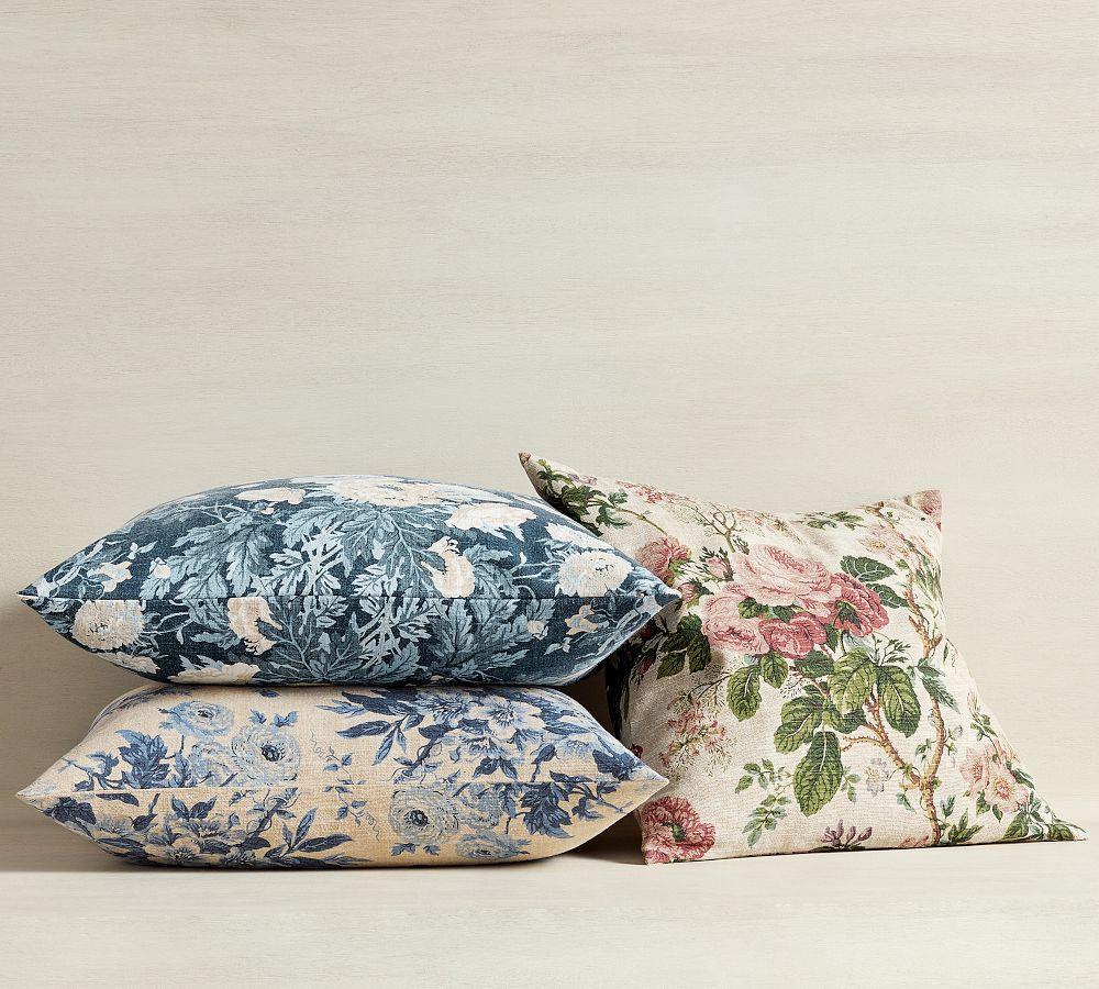 Garden Floral Pillow | Pottery Barn (US)