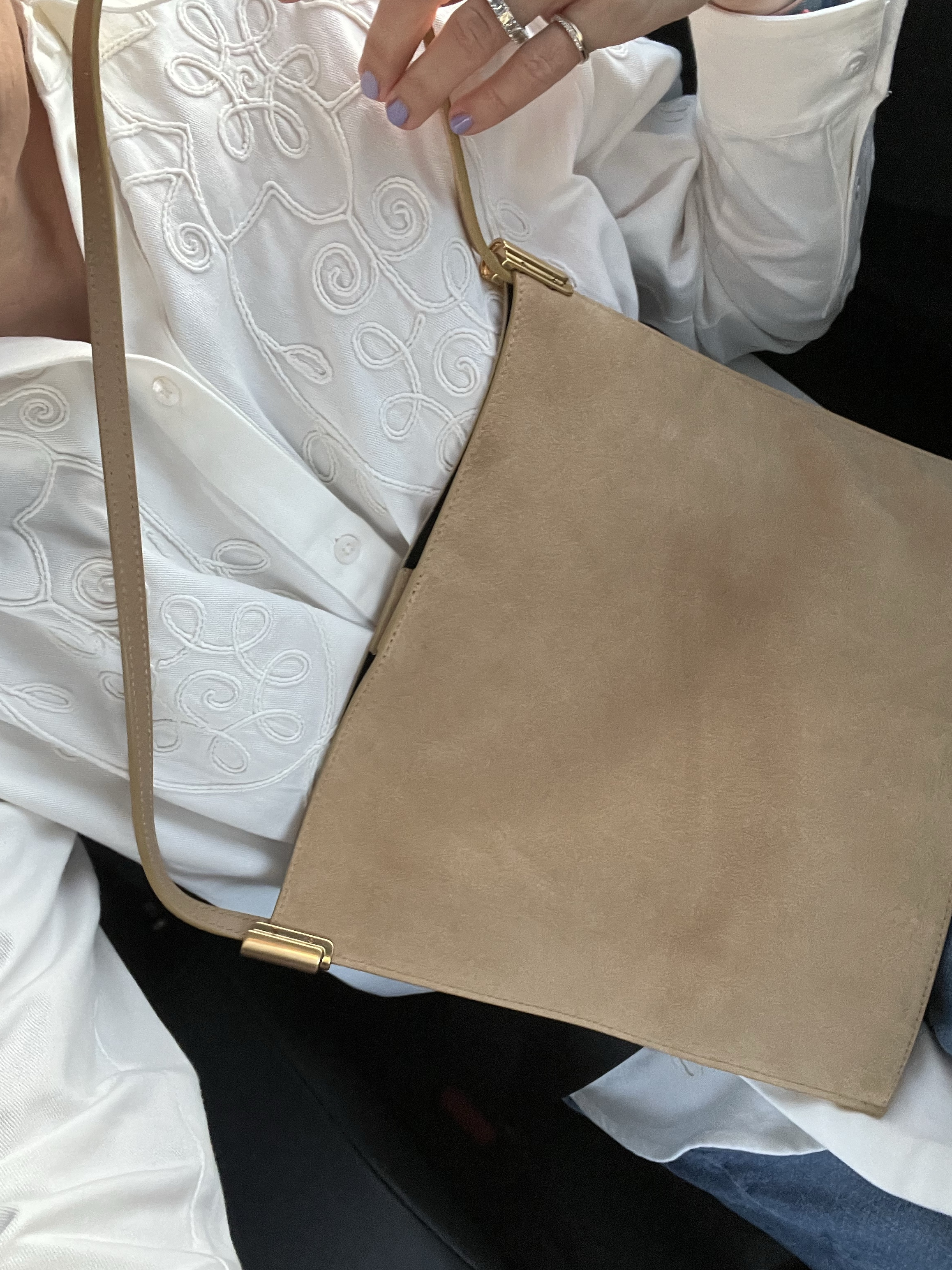 Cool girl style, quiet luxury, simple bag, French girl style, French girl aesthetic, mom style, fall bag, simple summer bag, suede bag 

#LTKItBag #LTKSummerEdit #LTKOver40