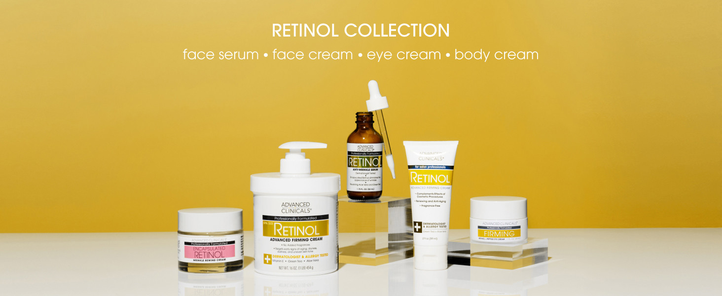 Amazon.com : Advanced Clinicals Retinol Body Lotion & Face Moisturizer | Visible Anti Aging Skin ... | Amazon (US)