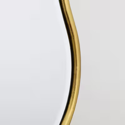 allen + roth 30-in W x 30-in H Round Gold Beveled Wall Mirror | Lowe's