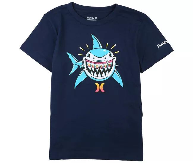 Little Boys Braces Shark Short Sleeve T-Shirt | Bealls