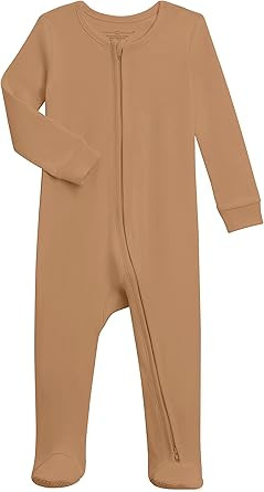 Colored Organics Baby Organic Cotton Peyton Zip Up Footed Sleeper | Amazon (US)