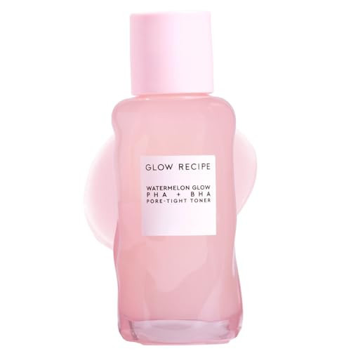 Glow Recipe PHA + BHA Face Toner - Korean Skin Care Pore Minimizer & Gentle Facial Exfoliator for Tightening, Hydrating & Exfoliating - Glycerin, Watermelon & Cactus Water (40ml) | Amazon (US)