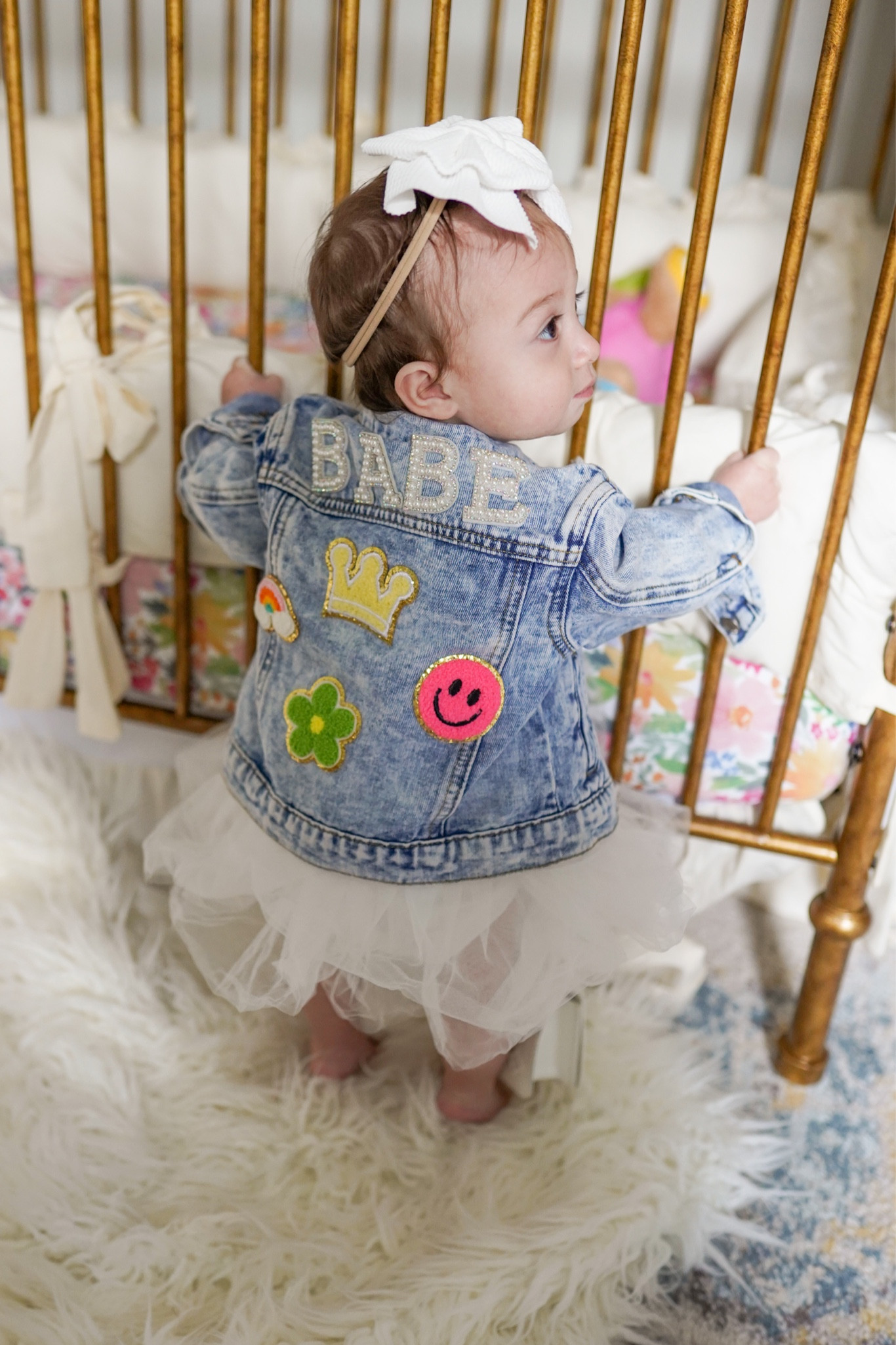 Baby blue jeans. 

#LTKFind #LTKbaby #LTKsalealert