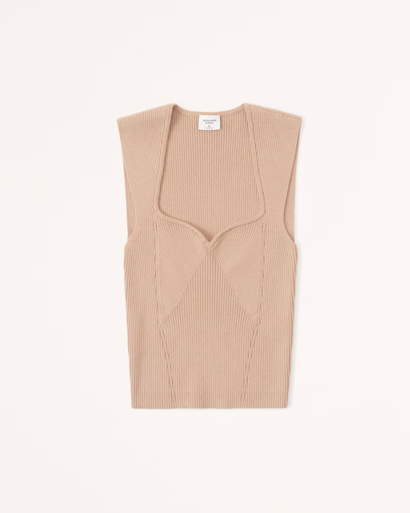 Portrait Sweetheart Sweater Tank | Abercrombie & Fitch (US)