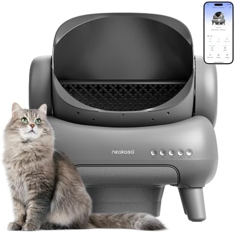 Neakasa M1 Open-Top Self Cleaning Cat Litter Box, Automatic Cat Litter Box with APP Control, Odor... | Amazon (US)