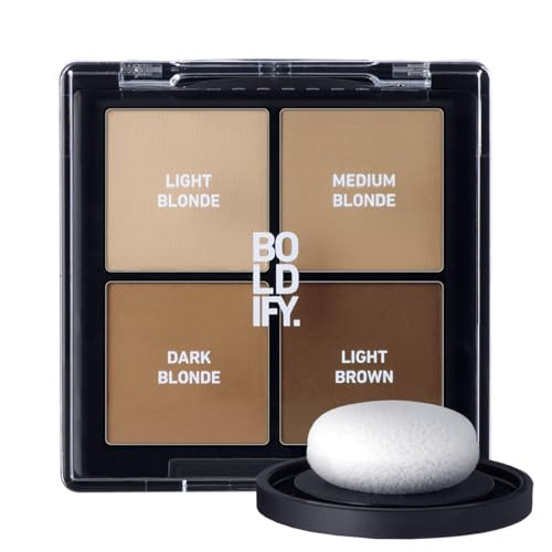 BOLDIFY Hairline Powder Color Sample Kit - Root Touch Up Hair Color for Gray Coverage - Bald Spot Concealing Hair Powder for Women & Men - 24-Hour Stain-Proof - Darker Blondes | Amazon (US)