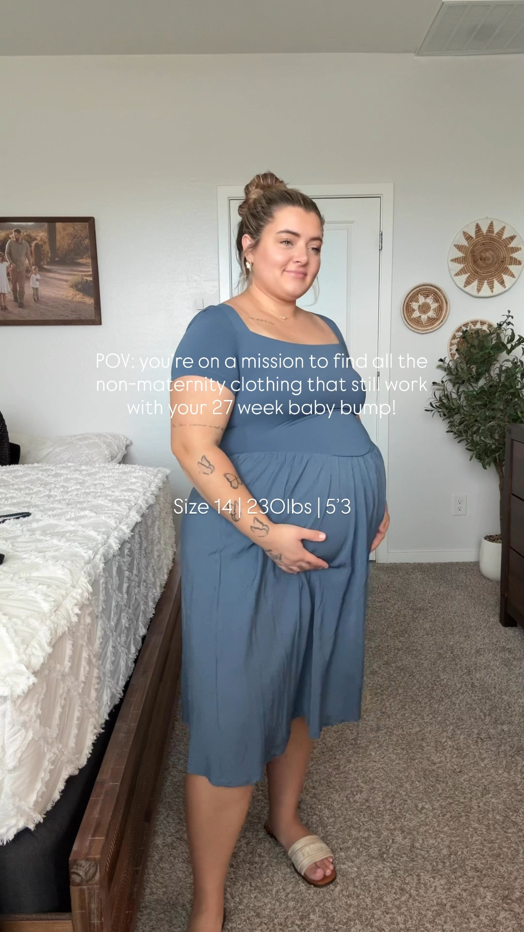 Amazon dress 💫 wearing a XL. 

Amazon. Maternity. Bump friendly. Outfit. Fall  

#LTKMidsize #LTKStyleTip #LTKFindsUnder50