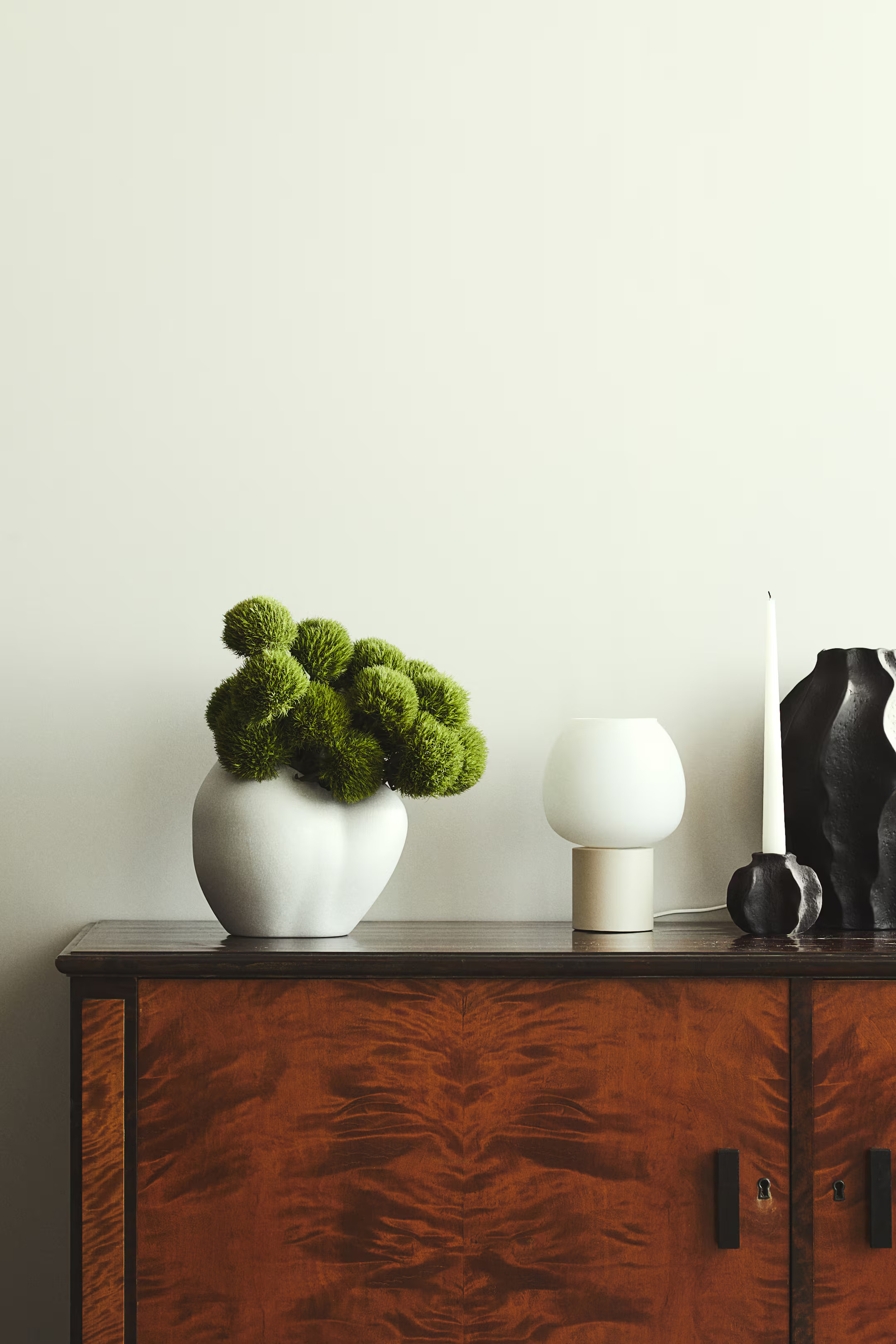 Small Stoneware Candlestick - Dark gray - Home All | H&M US | H&M (US + CA)