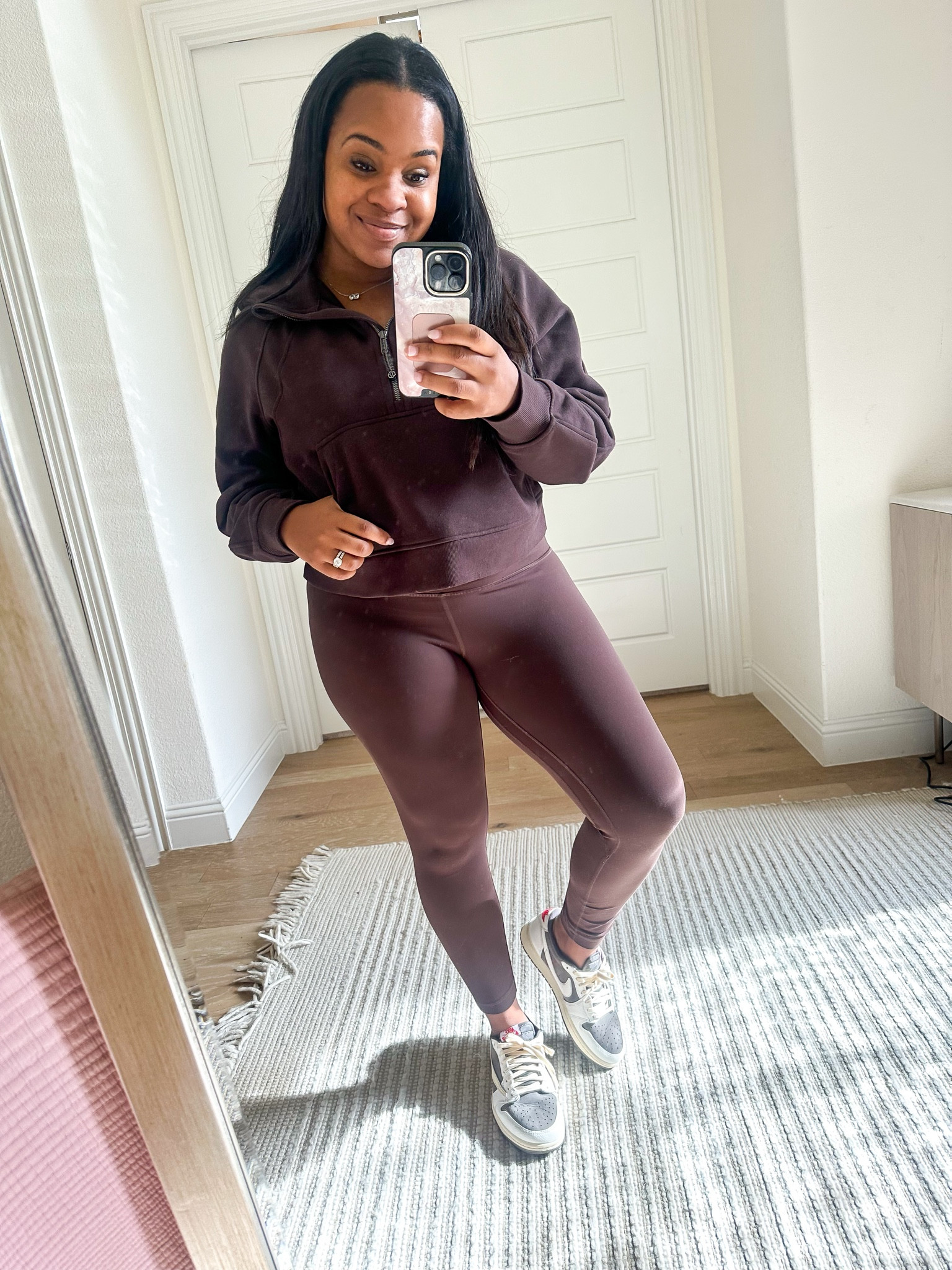 lululemon☆レギンス☆Align 28☆ハイライズ フル丈 Autumn Rust Lululemon Align High-Rise Pant 28 - レッグウェア
