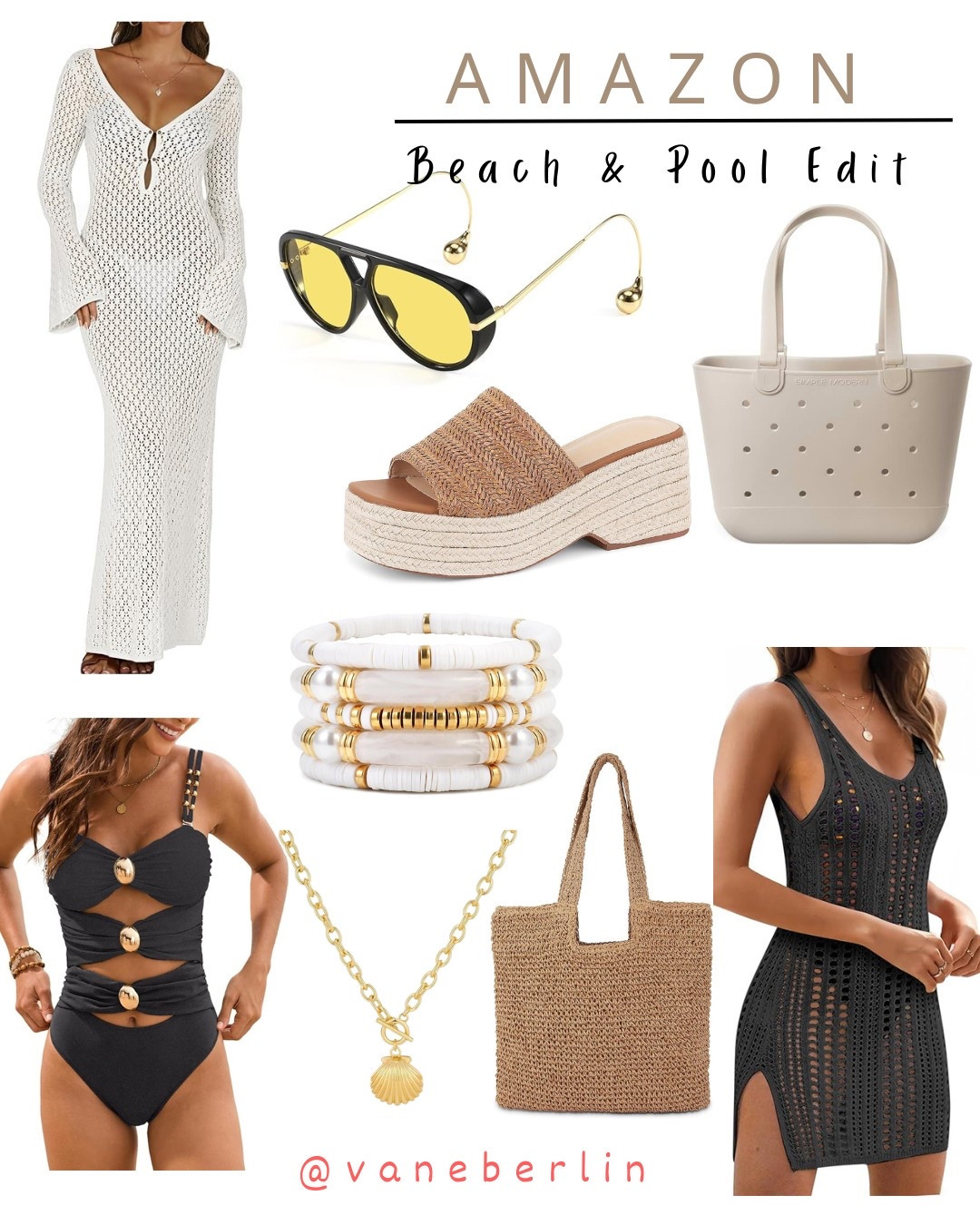 Amazon beach & pool finds! Swimsuits, cover-ups, chic sandals. Here’s my curated vacation essentials & summer outfit ideas. #beachessentials #LTKSummer #summeroutfits #pooldaystyle

#LTKSwim #LTKStyleTip