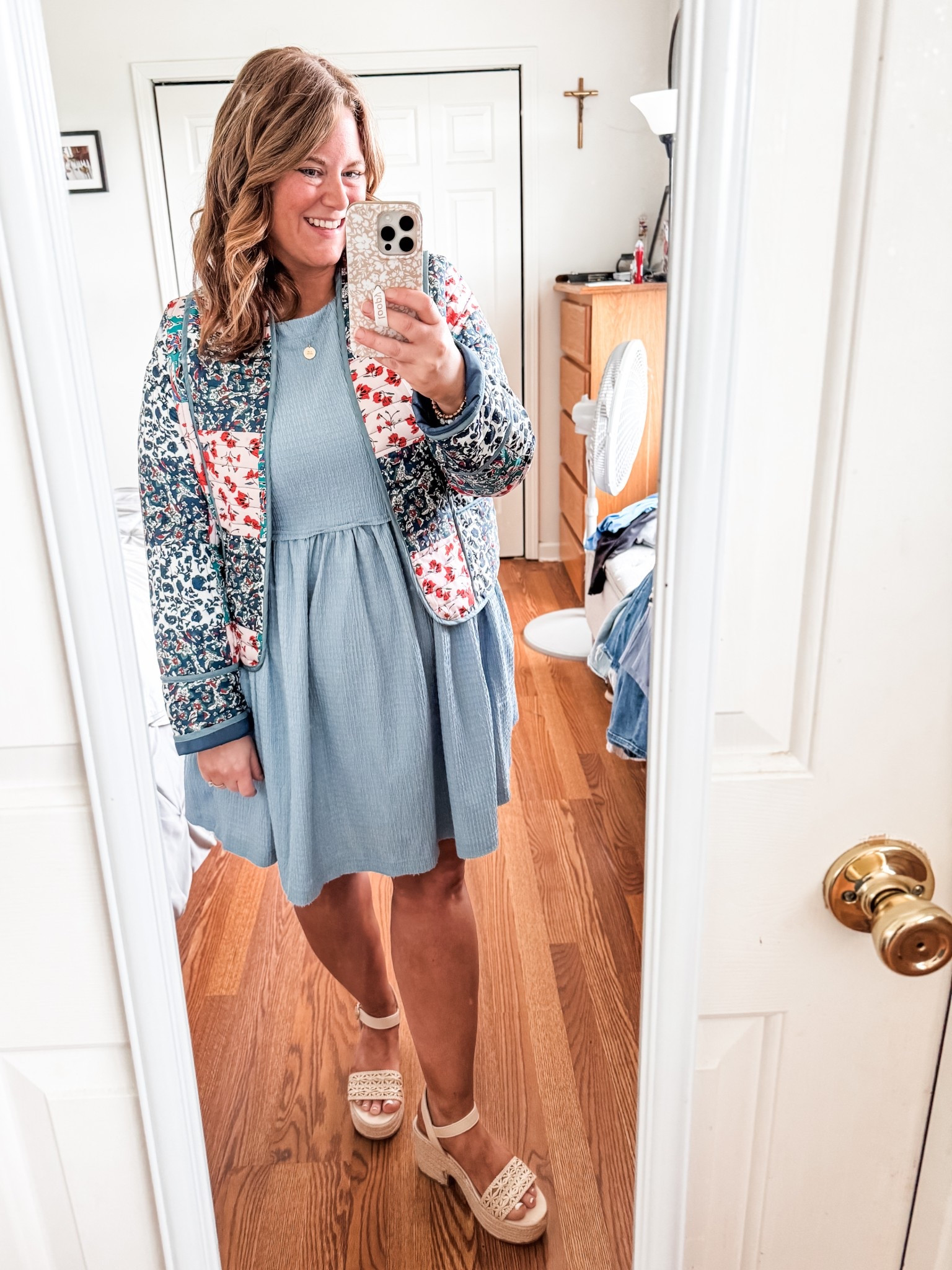Church outfit - wearing an XL in the jacket.  My dress is sold out but I linked similar!

#LTKMidsize #LTKPetite #LTKFindsUnder50