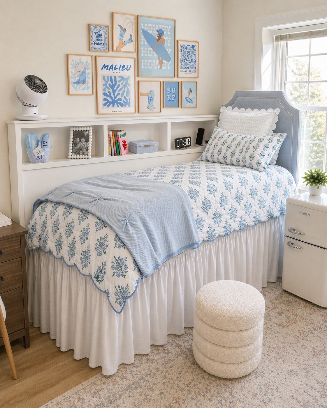 Preppy Girl Dorm Room 🎀 
#dorminspo #preppydorm#girldorm #dormbedding #dormessentials #bamadorm #LTKHome #collegegear #olemiss #baylor #tcu #dormheadboard #bluefloral #coastalcowgirl #dormdecor #dormstyle #coquette #loveshackfancy #dormbedcubby #dormbedskirt #dormcabinet LTKMomlife #LTKU #

#LTKHome #LTKmomlife #LTKKids