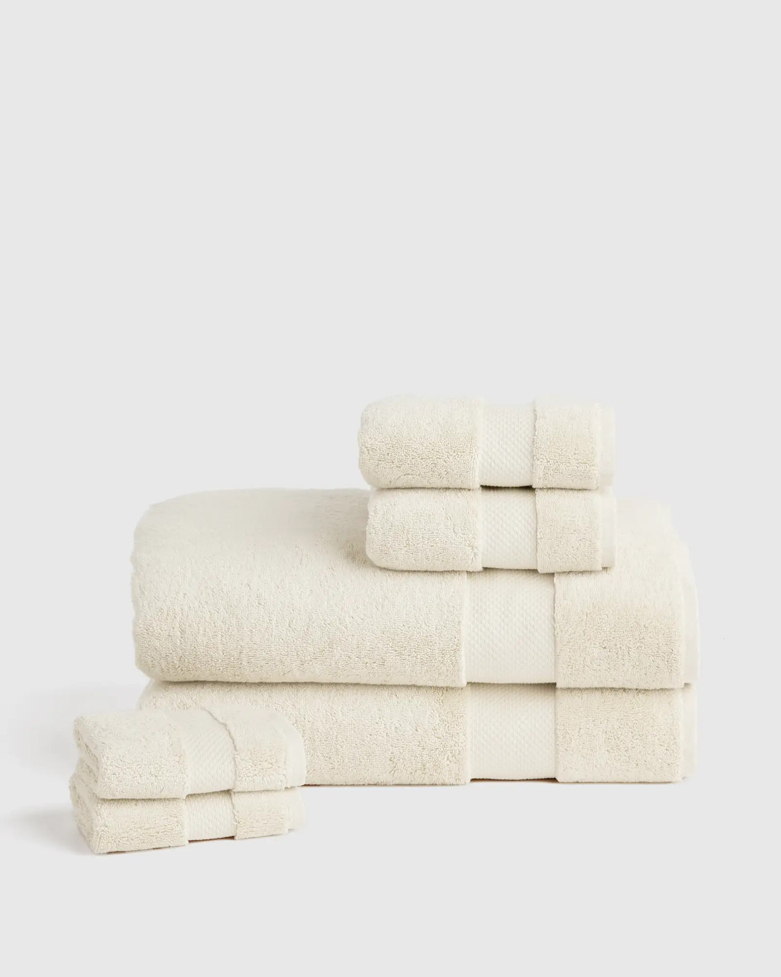 Turkish Ultra Luxe Plush Bath Sheet Bundle in Ivory | Quince