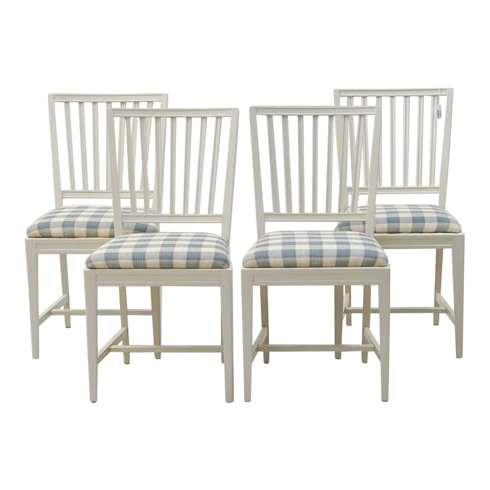 1950s Gustavian Leksand Chairs - Set of 4 | Chairish
