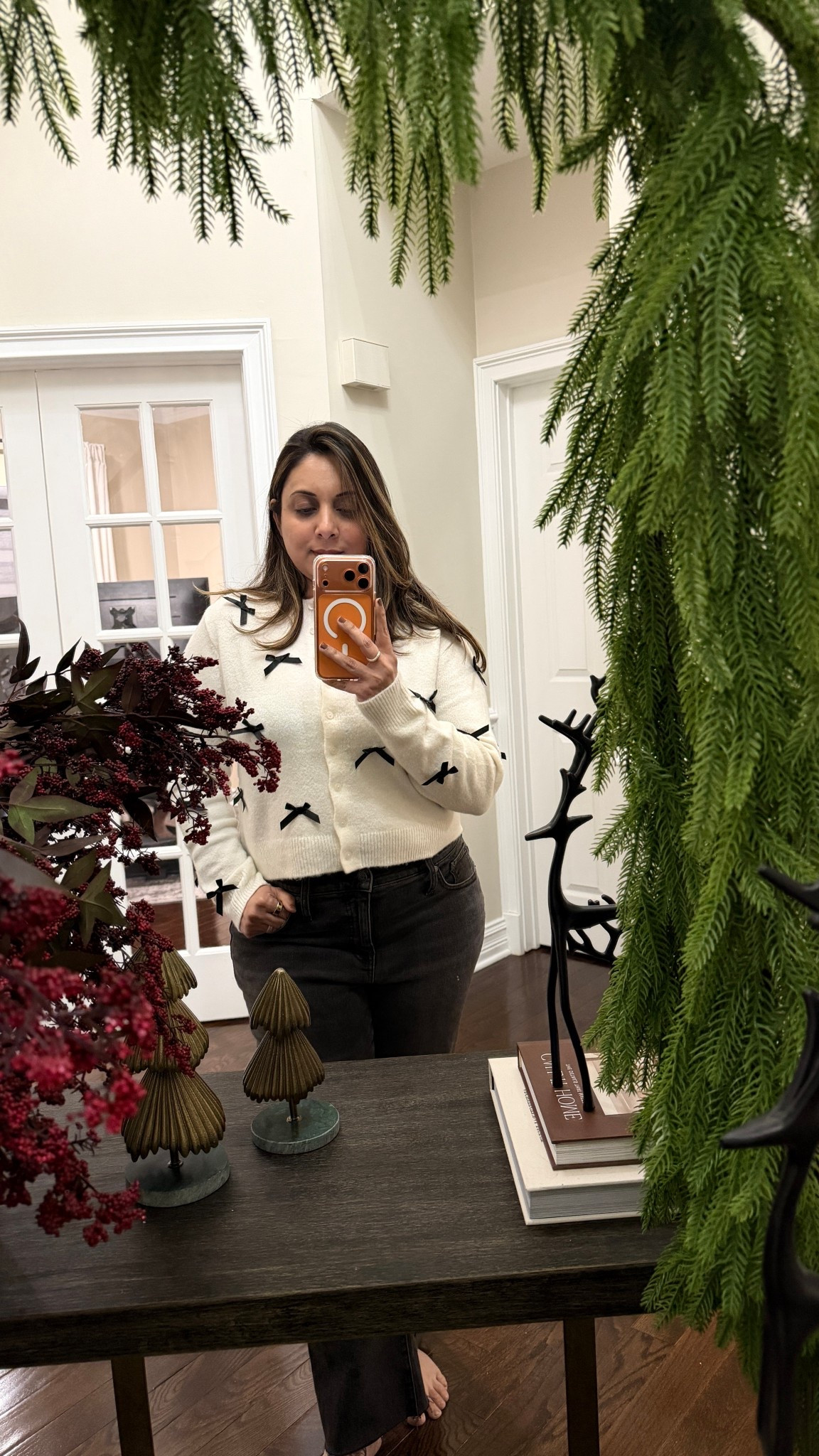 How cute is this cropped sweater from @Target and this is my first madewell jwans and let me just tell you the hype is real- best jeans I have ever owned!

#LTKMidsize #LTKStyleTip #LTKFindsUnder50