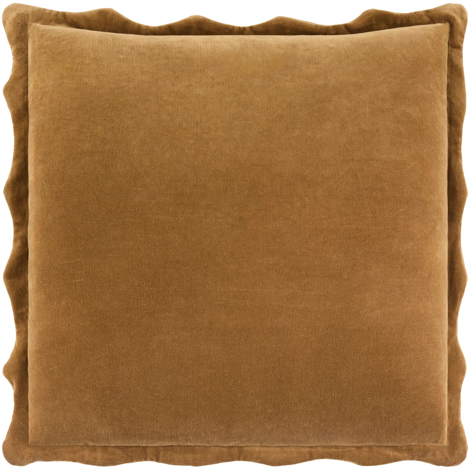 Collier Scalloped Edges Cotton Throw Pillow | Birch Lane