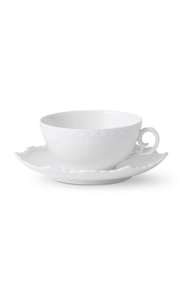 Porcelain Lace Tea Cup And Saucer | Moda Operandi (Global)