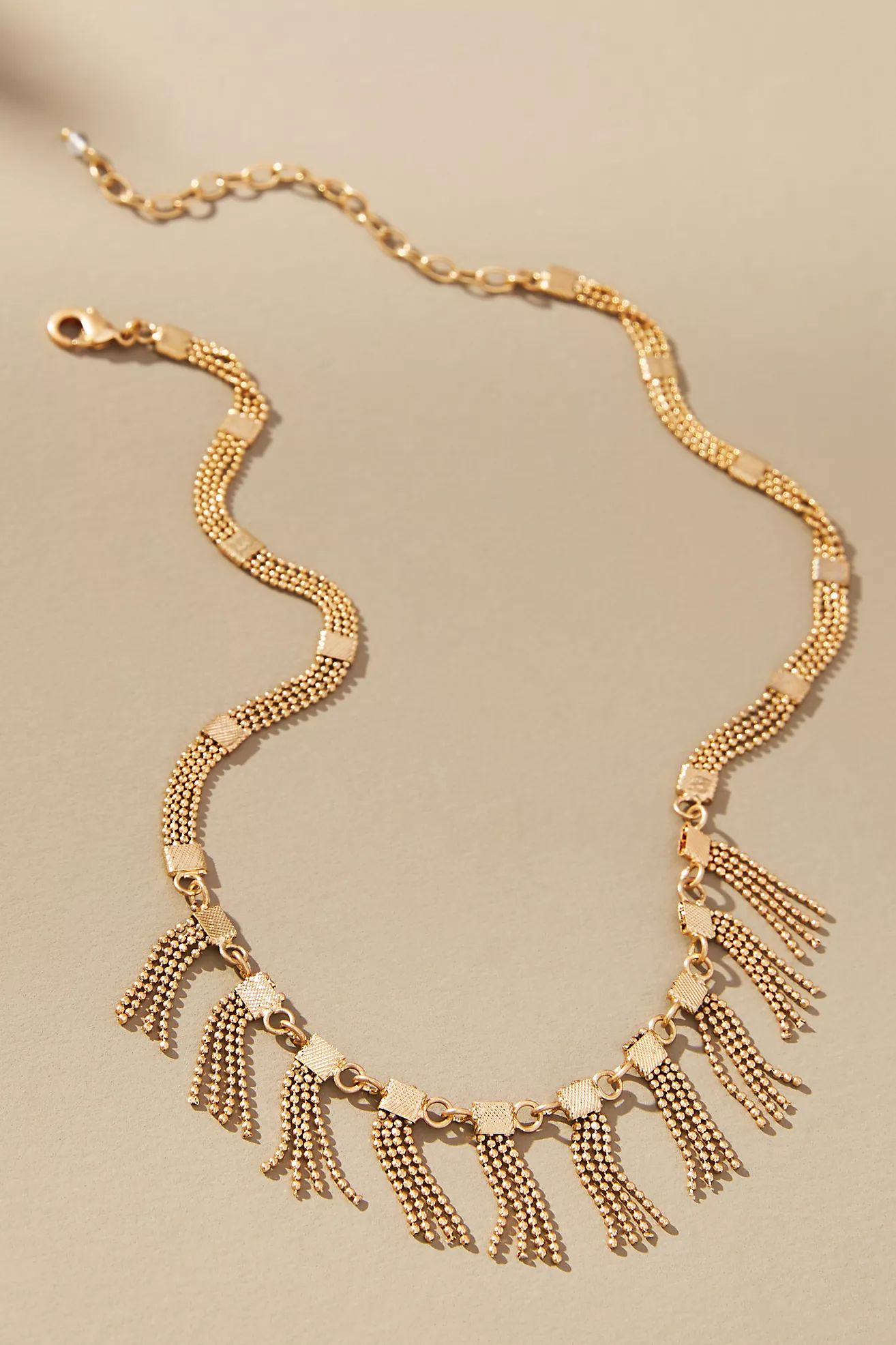 Fringed Ends Collar Necklace | Anthropologie (US)